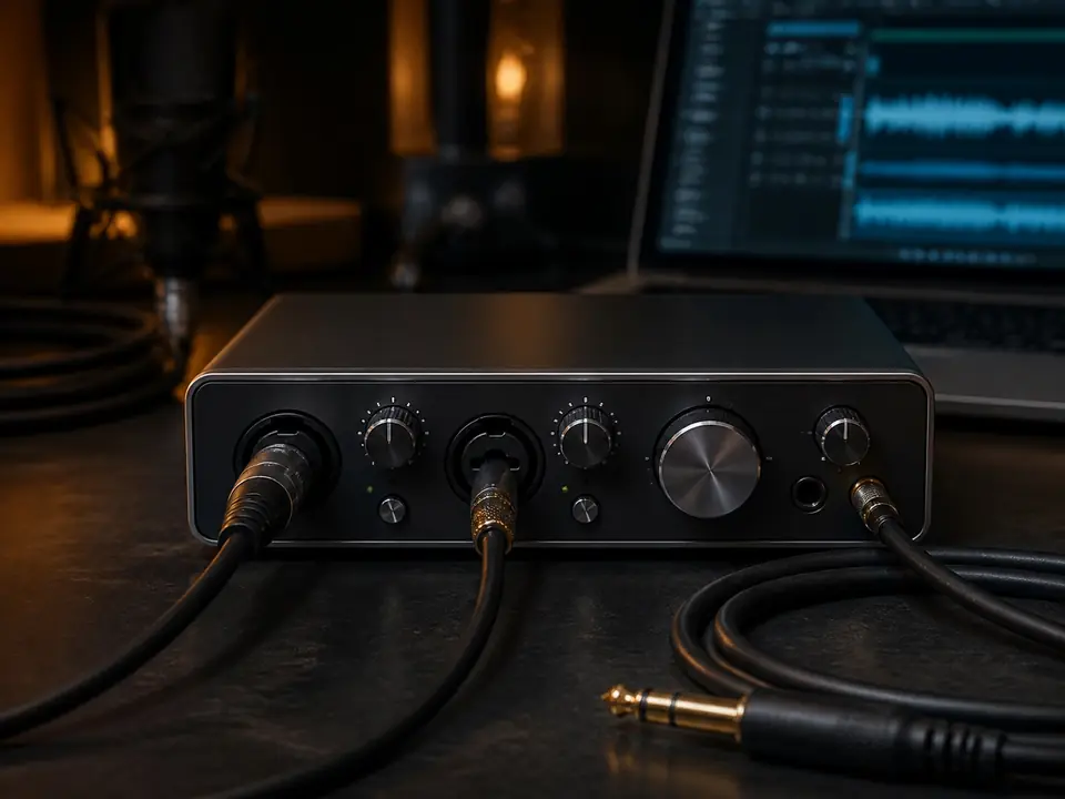 Connect guitar to a laptop