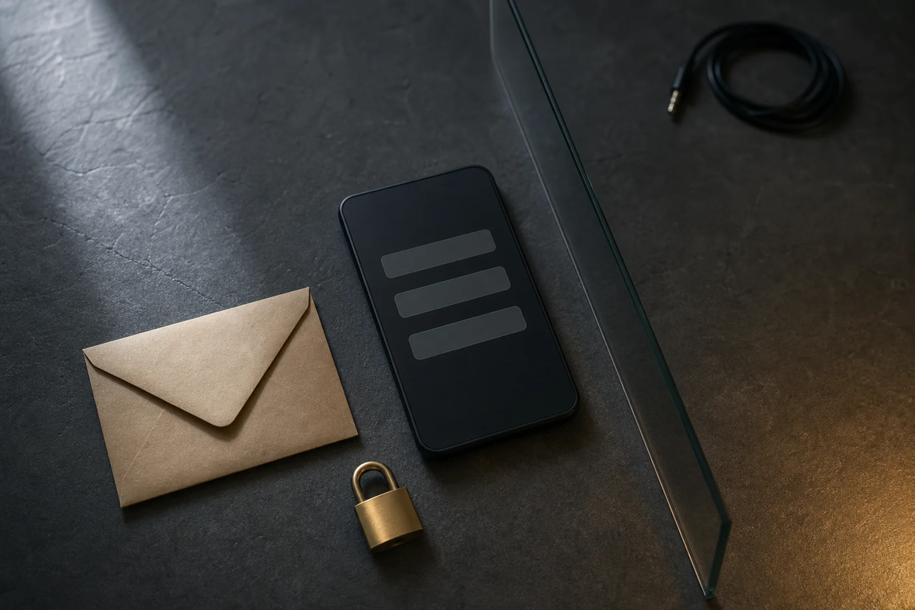 Private reader message and account data handled with a clear security boundary