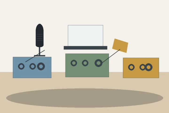 Two-input audio interface options for vocal and guitar demos